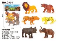 BIG WILD ANIMALS 6 PCS
