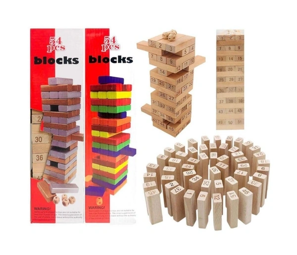 BIG ZENGA BLOCKS 54 BLOCKS