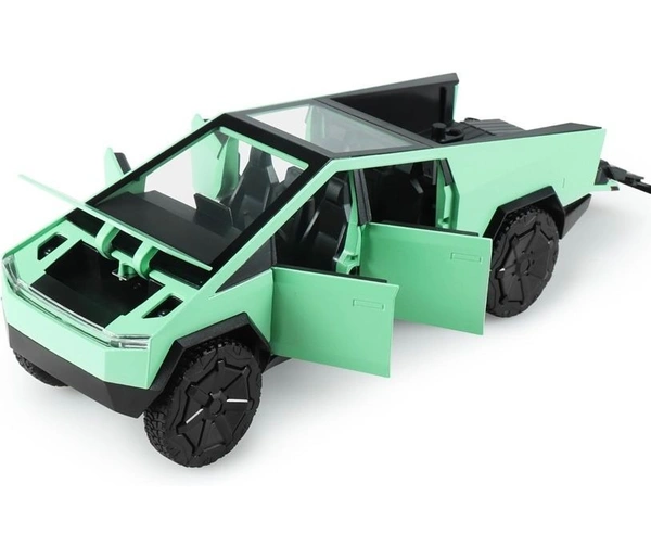 TESLA Cybertruck Alloy Car Model Scale (1:32)- Diecast Metal Model Sound and Light (Colors as Per Stock)