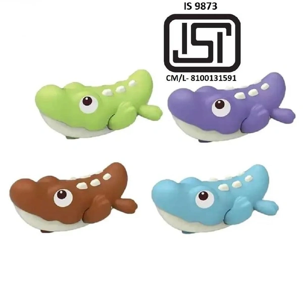 Cute Floating Crocodile Animal Baby Bathing Swimming Bathtub Pool Toy for Toddlers and Kids
