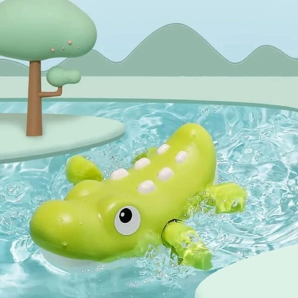 Cute Floating Crocodile Animal Baby Bathing Swimming Bathtub Pool Toy for Toddlers and Kids