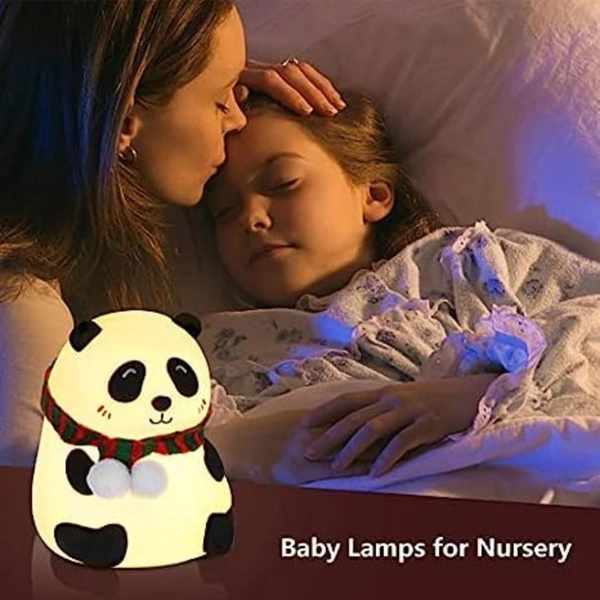 Cute Silicone Panda Light lamp Rechargeable lamp for Kids