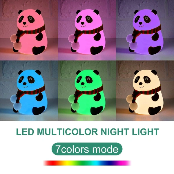 Cute Silicone Panda Light lamp Rechargeable lamp for Kids