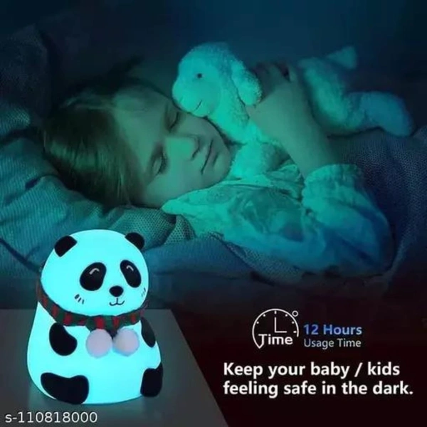 Cute Silicone Panda Light lamp Rechargeable lamp for Kids