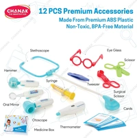 Doctor Set Trolley for Kids, Doctor Set with LED Light Instruments, Pretend Play Doctor Set Trolley for Kids Above 3 Years, Doctor Kit for Boys & Girls, BIS Approved. (Blue Trolley)