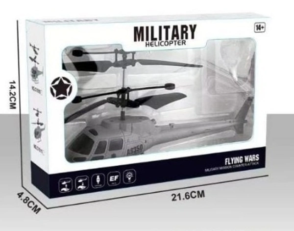 FLYING MILITARY HELICOPTER