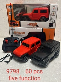 Remote Control Thar Car || with Led Lights and Song Toy Car USB Rechargeable Off Road Vehicle Toy Cars for Kids Best Birthday Gift(Multi Color)