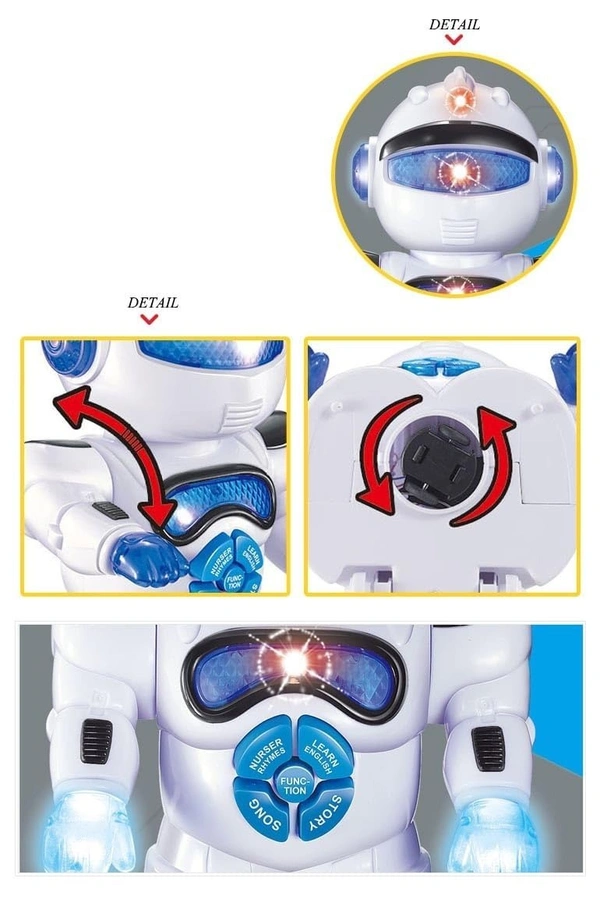 Intelligent Robot Learning Machine Dancing Toy with Lights & Music for Kid