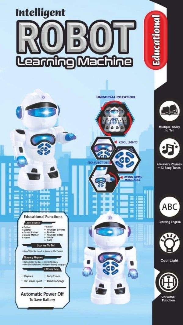 Intelligent Robot Learning Machine Dancing Toy with Lights & Music for Kid