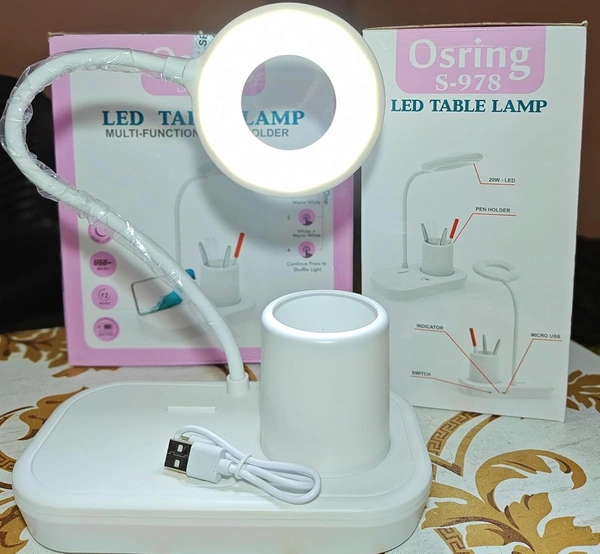 LED Study Table lamp  with USB Input Function