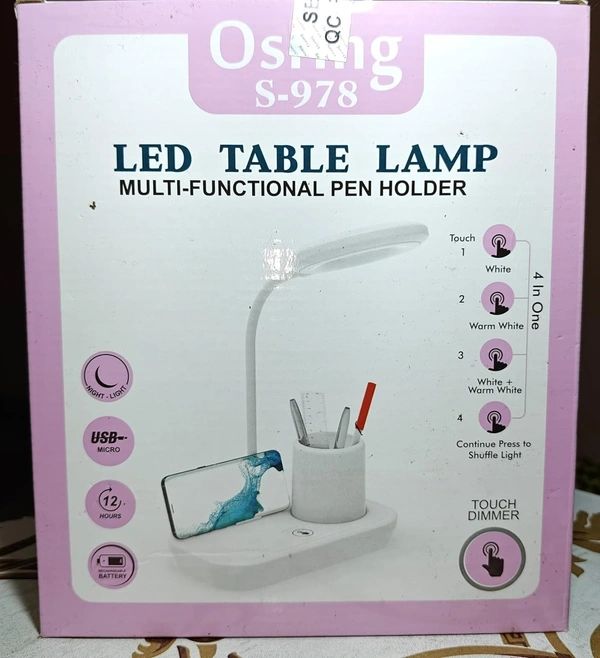 LED Study Table lamp  with USB Input Function