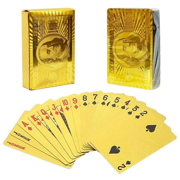 PLAYING CARDS GOLDEN