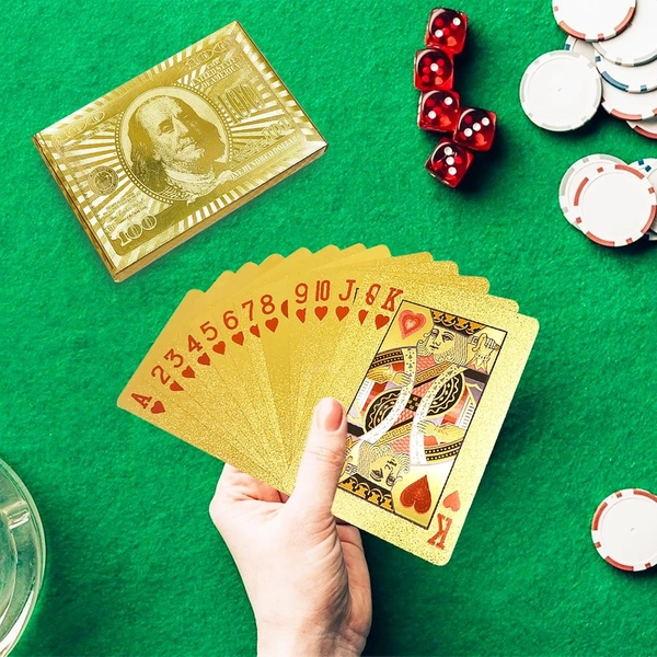 PLAYING CARDS GOLDEN