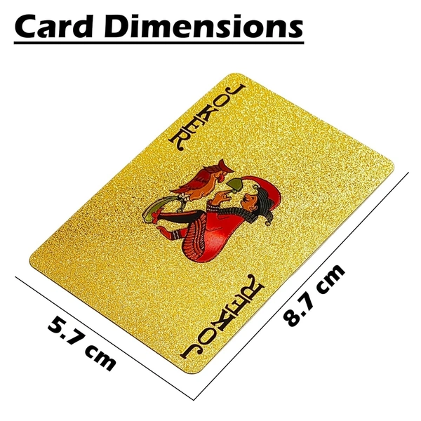 PLAYING CARDS GOLDEN