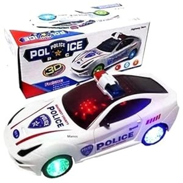 POLICE CAR 360 ROTATION