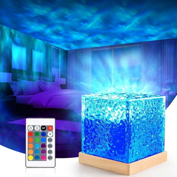 Projector Lights Ocean Wave, 3D Water Wave Effect LED Night Light