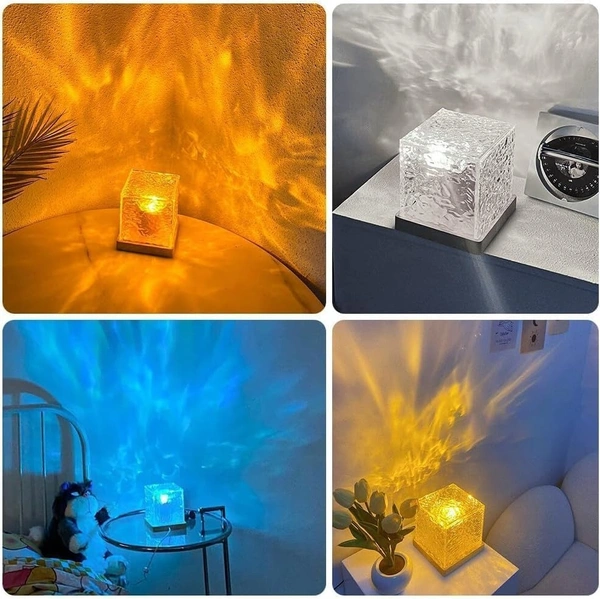 Projector Lights Ocean Wave, 3D Water Wave Effect LED Night Light