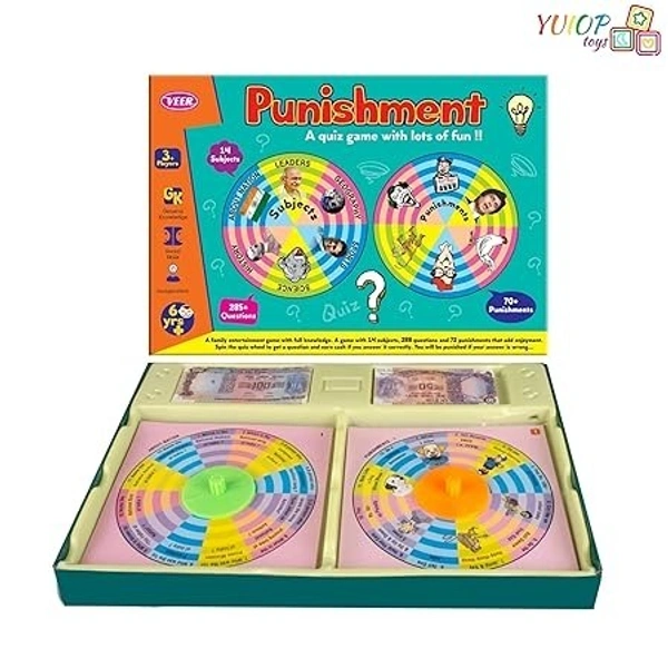 Punishment Quiz Game - General Knowledge Game - 14 Subjects, 288 Questions, 70+ Punishments