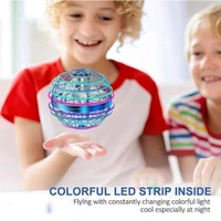 Flying Ball Toy, Flying Orb Ball Boomerang Mini Pro Spinner Toys for Boys Girls Kids Adult Indoor Outdoor, USB Rechargeable Built-in RGB Lights 360°Rotating | Flying UFO Ball
