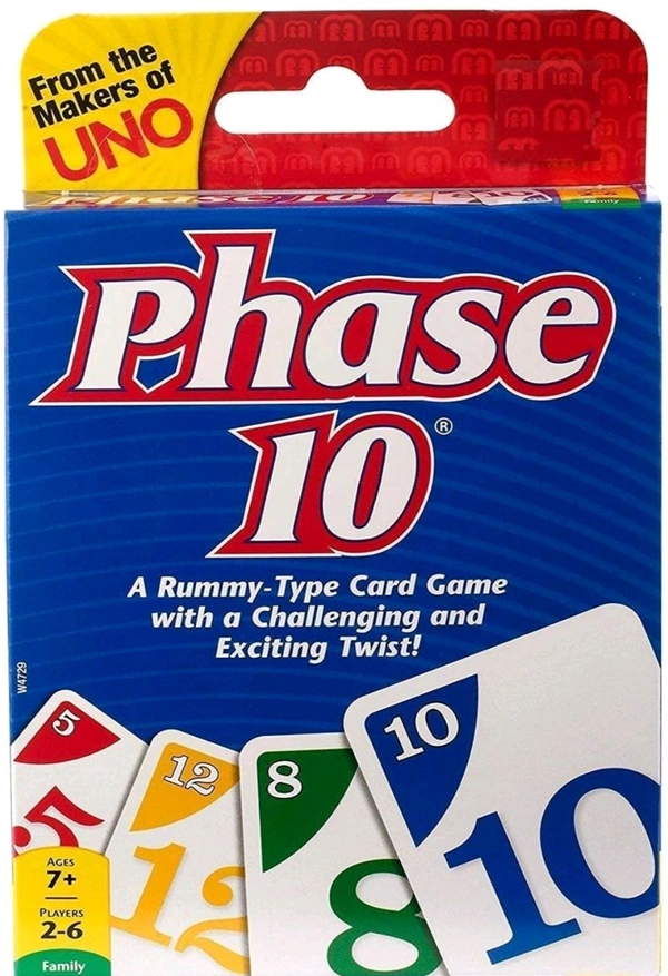Uno Phase 10 Cards