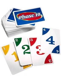 Uno Phase 10 Cards
