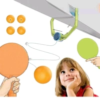 Table Tennis Self Training Set | Children's Table Tennis Ping Pong Ball Training Hanging Games Parent Child Fun Table Tennis Indoor