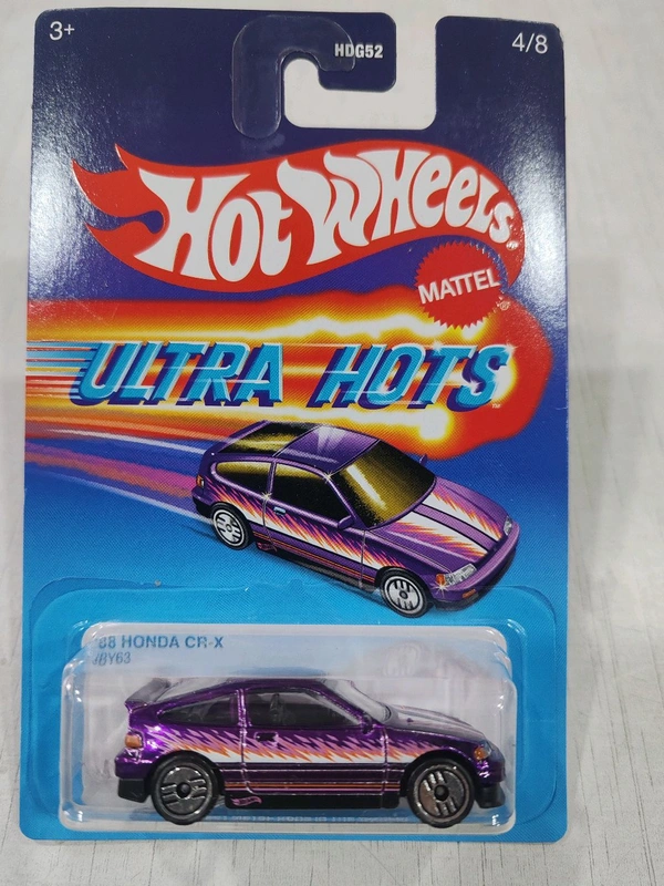 HOTWHEELS Hot Wheels 1:64 Scale | 88 HONDA CR-X | ULTRA HOTS | 4/8 | JBY63