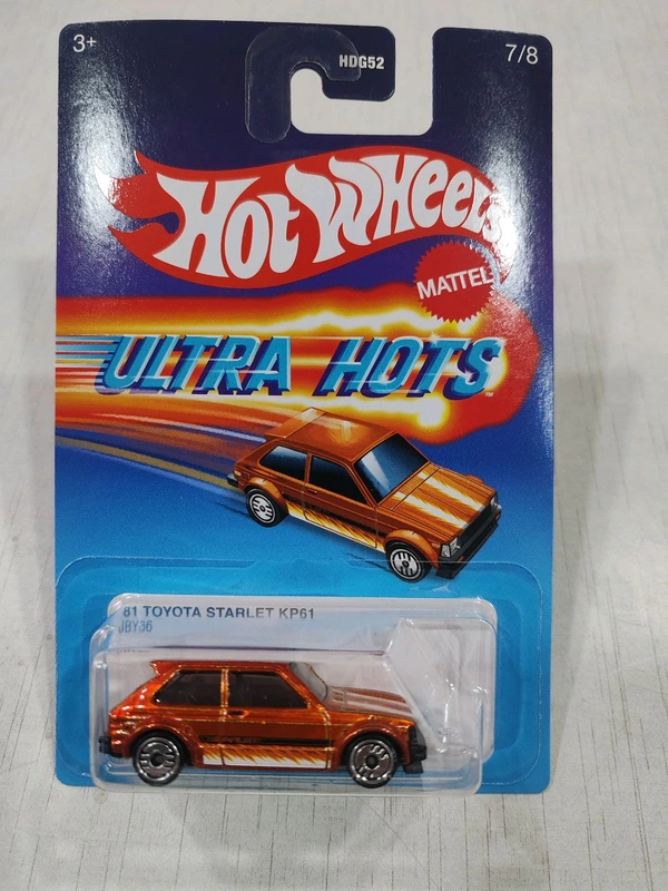 HOTWHEELS Hot Wheels 1:64 Scale | 81 TOYOTA STARLET KP61 | ULTRA HOTS | 7/8 | JBY66