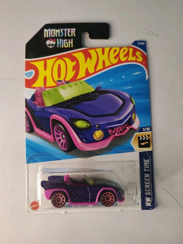 HOTWHEELS Hot Wheels 1:64 Scale | MONSTER HIGH GHOUL MOBILE | HW SCREEN TIME | 1/10 | 3/250