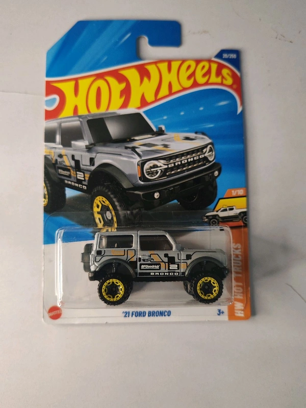 HOTWHEELS Hot Wheels 1:64 Scale | 21 FORD BRONICO | HW HOT TRUCKS | 1/10 | 20/250