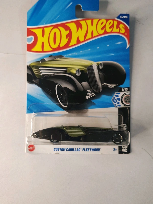 HOTWHEELS Hot Wheels 1:64 Scale | CUSTOM CADILLAC FLEETWOOD | ROD SQUAD | 1/10 | 24/250