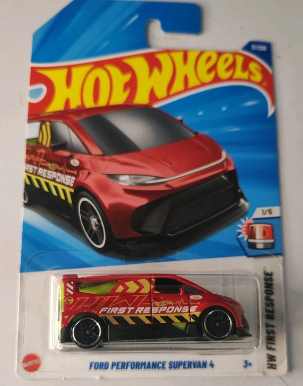 HOTWHEELS Hot Wheels 1:64 Scale | FORD PERFORMANCE SUPERVAN 4 | HW FIRST RESPONSE| 1/5|17/250