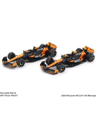 Bburago Original McLaren MCL38 Miami Grand Prix 2024 Set of 2 |Bburago| Licensed Diecast Car | 1:43 Scale Model 
