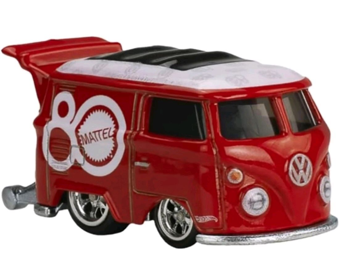 ミニカー Hot Wheels Real Riders VW Bus Hot Wheels Phil's Garage VW Volkswagen T1 Drag Bus Gray
