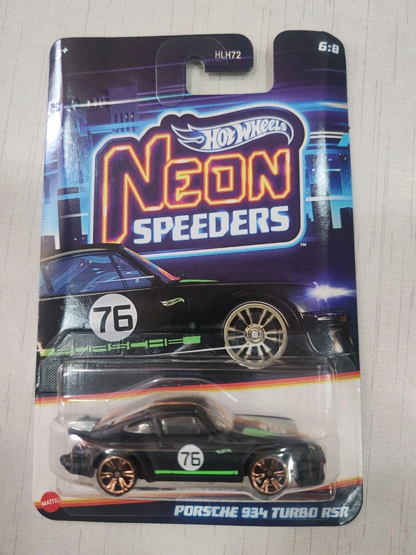 Hot Wheels NEON SPEEDERS | PORSCHE 934 TERBO RSR|HLH72| 6:8