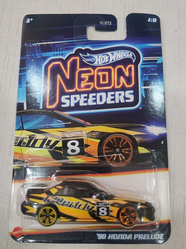 Hot Wheels NEON SPEEDERS | '98 HONDA PRELUDE|HLH72| 1:8