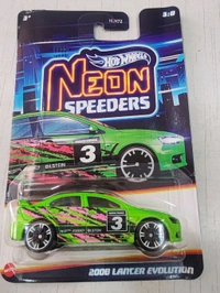 Hot Wheels NEON SPEEDERS | 2008 LANCER EVOLUTION|HLH72| 3:8