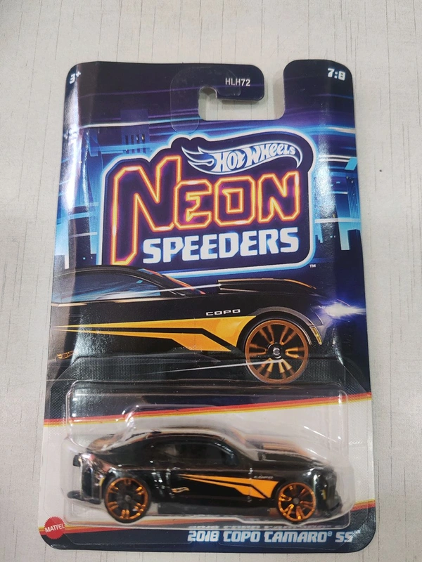 Hot Wheels NEON SPEEDERS | 2018 COPO CAMARO SS|HLH72| 7:8