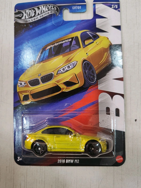 Hot Wheels Sliver Series |BMW M1|2016 BMW M2|1992 BMW M3|BMW M4|2001 BMW M5 Set Of 5