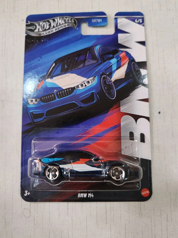 Hot Wheels Sliver Series |BMW M1|2016 BMW M2|1992 BMW M3|BMW M4|2001 BMW M5 Set Of 5