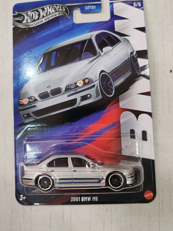 Hot Wheels Sliver Series |BMW M1|2016 BMW M2|1992 BMW M3|BMW M4|2001 BMW M5 Set Of 5