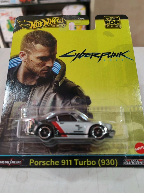 Hotwheels Premium 2025 | PORSCHE 911 TURBO (930) | CYBER PUNK |REAL RIDERS | Pop culture |HXD63