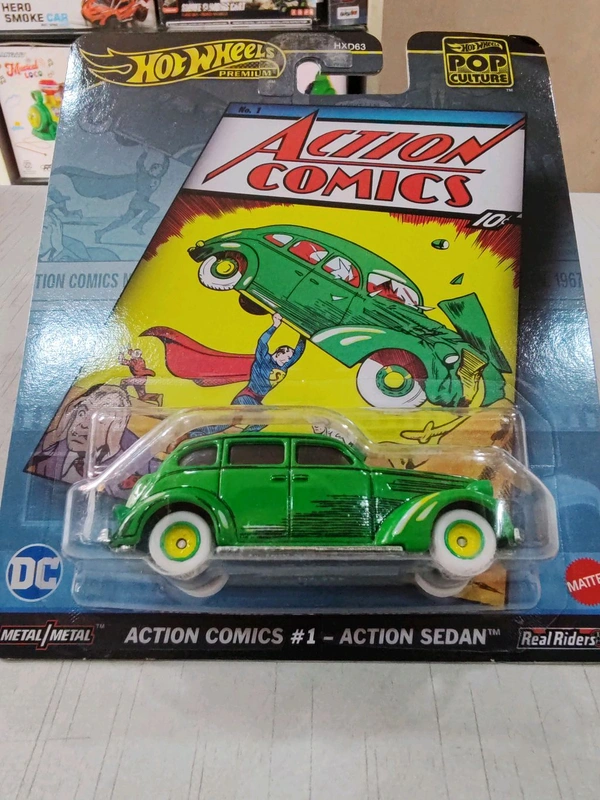 Hotwheels Premium 2025 | ACTION COMICS #1- ACTION SEDAN | REAL RIDERS | Pop culture |HXD63