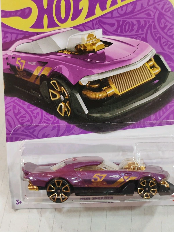 Hot Wheels 1:64 Scale| 57th Anniversary Purple and Gold Series|Mod Speeder|2/6