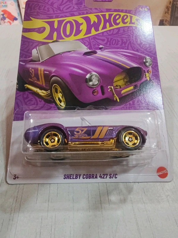 Hot Wheels 1:64 Scale| 57th Anniversary Purple and Gold Series|Shelby Cobra 427 S/C |4/6