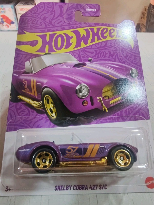 Hot Wheels 1:64 Scale| 57th Anniversary Purple and Gold Series|Shelby Cobra 427 S/C |4/6