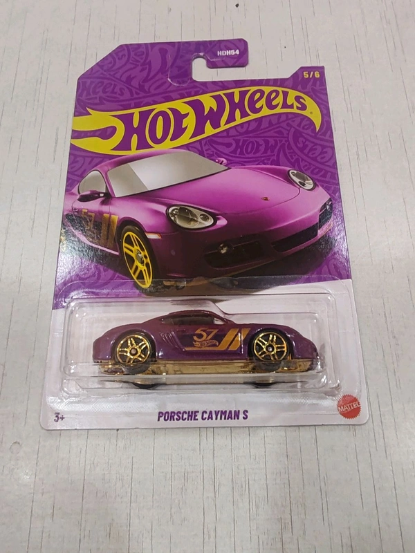 Hot Wheels 1:64 Scale| 57th Anniversary Purple and Gold Series|Porsche Cayman S|5/6