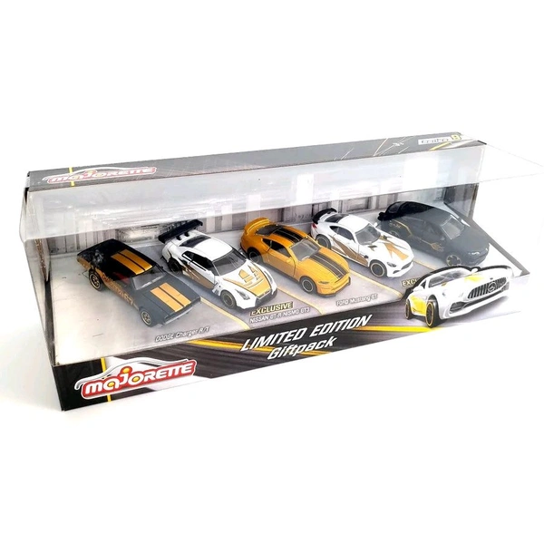 MAJORETTE LIMITED EDITION PACK | DODGE CHARGER R/T | NISSAN GT-R NISMO GT3 | FORD MUSTANG GT  | MERCEDES-AMG GT R | LAMBORGHINI URUS | SET OF 5 CARS