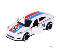 Majorette | Porsche Panamera Turbo | Diecast Car Model | White |1:64 Scale