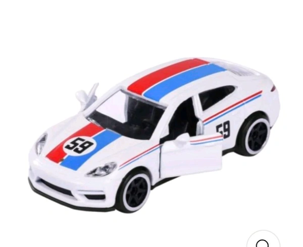 Majorette | Porsche Panamera Turbo | Diecast Car Model | White |1:64 Scale
